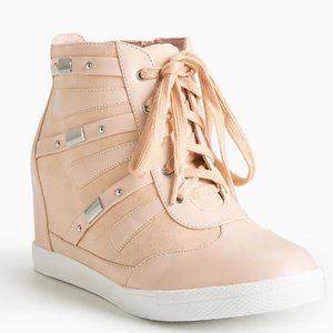 Torrid 8W Faux Leather Wedge Sneakers
